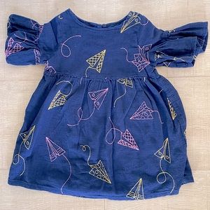 Cat and Jack Embroidered Dress 3t